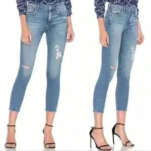 AGOLDE Sophie High Rise Skinny Crop Jeans in Spell Size 27